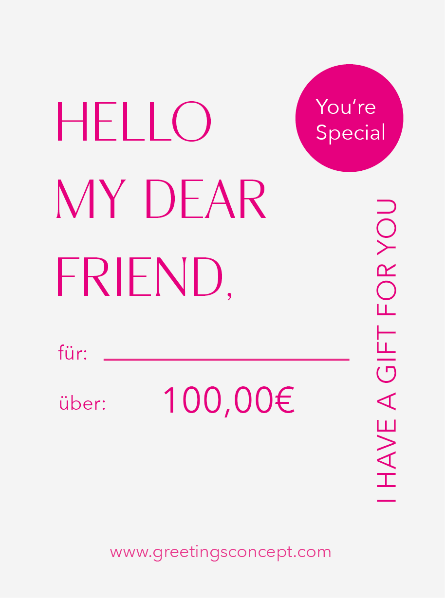 Geschenkgutschein 100,00€