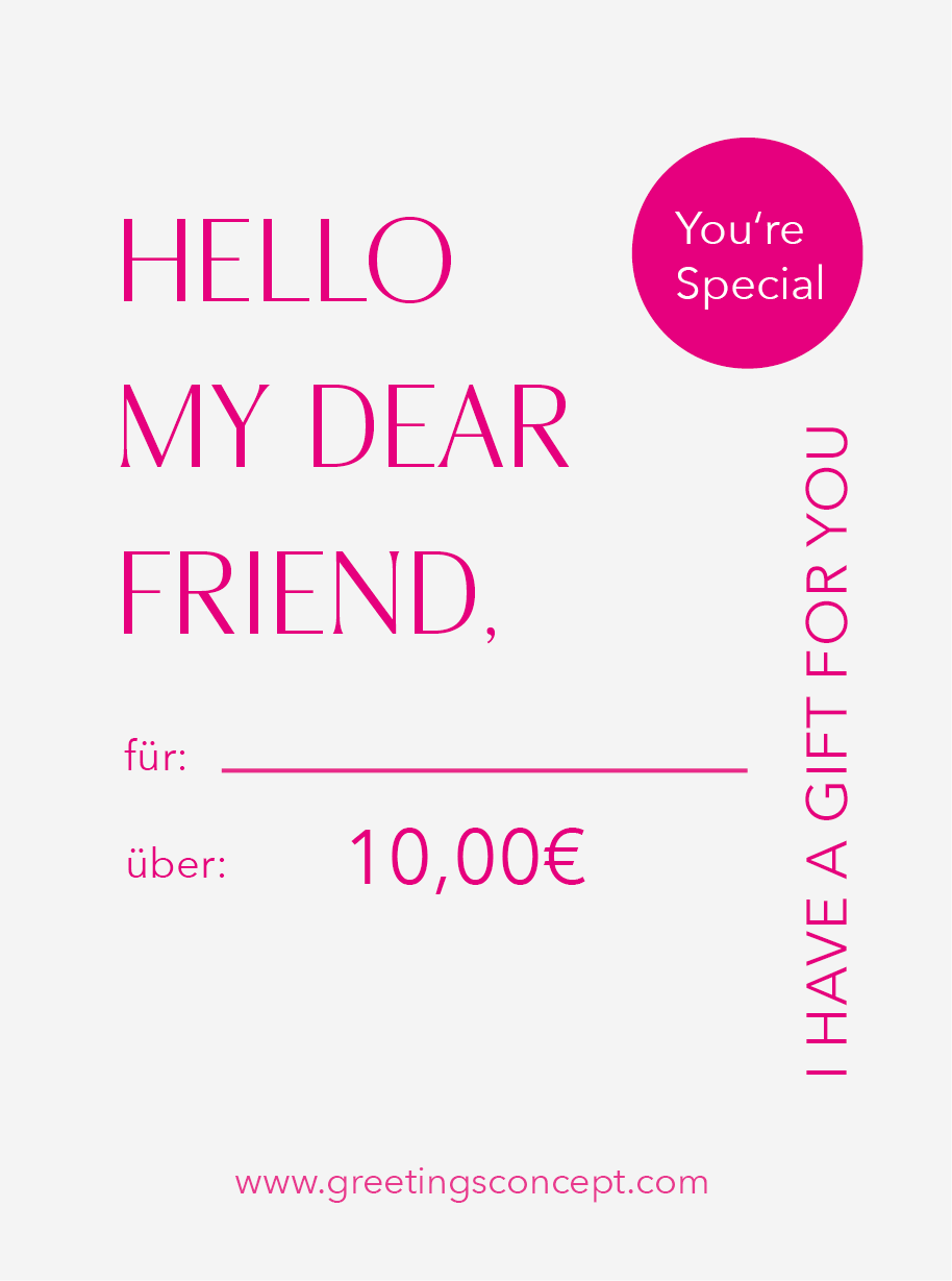 Geschenkgutschein 10,00€