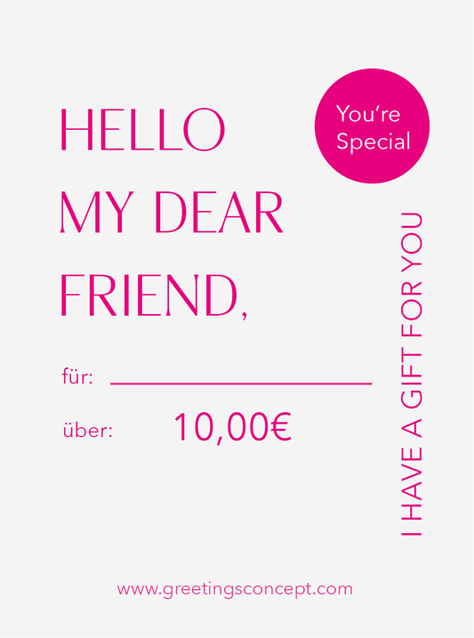 Geschenkgutschein 10,00€