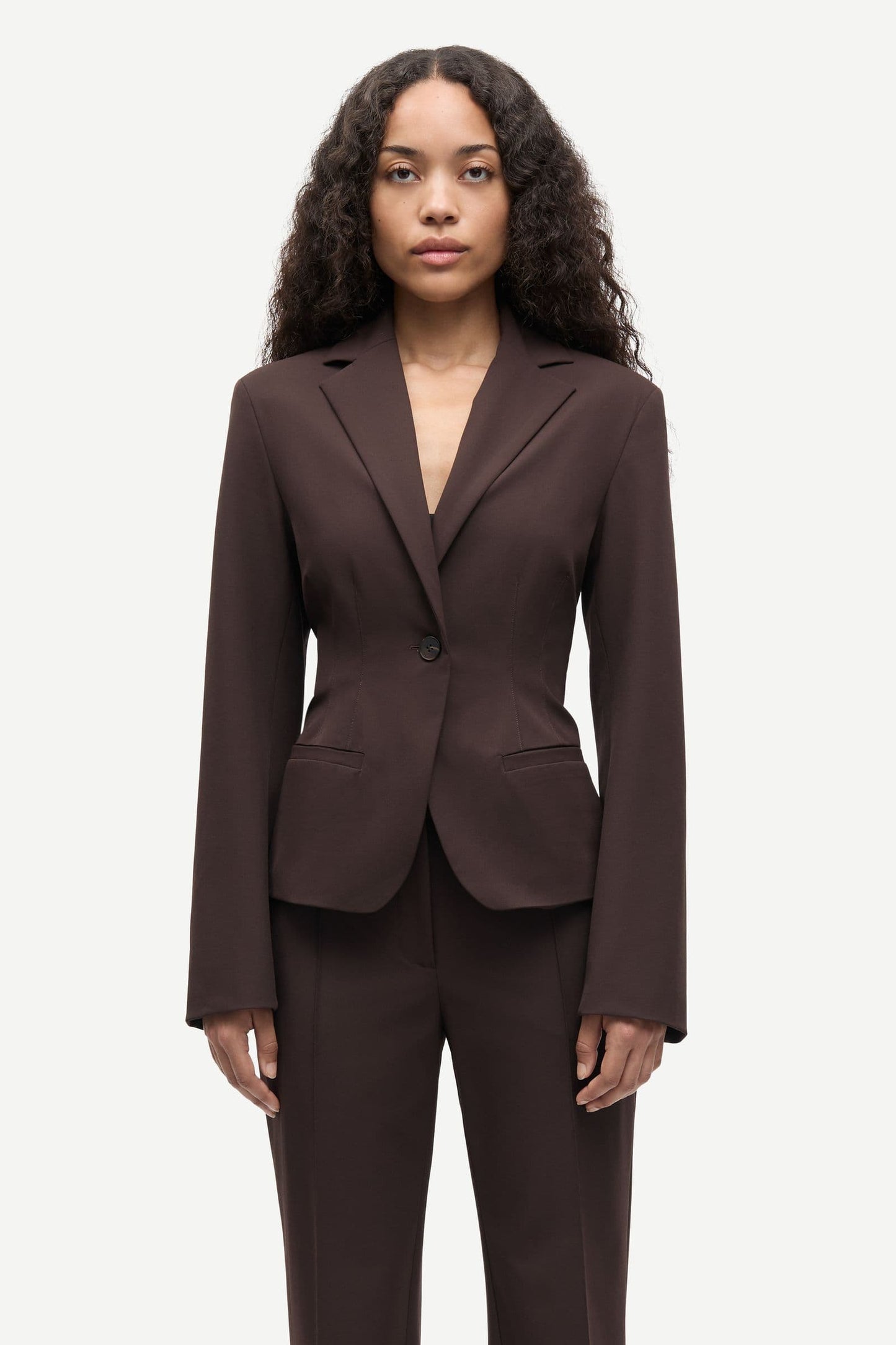 Samsoe Samsoe Saliz Blazer in Espresso
