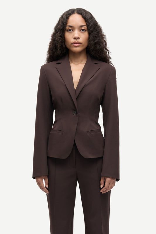 Samsoe Samsoe Saliz Blazer in Espresso