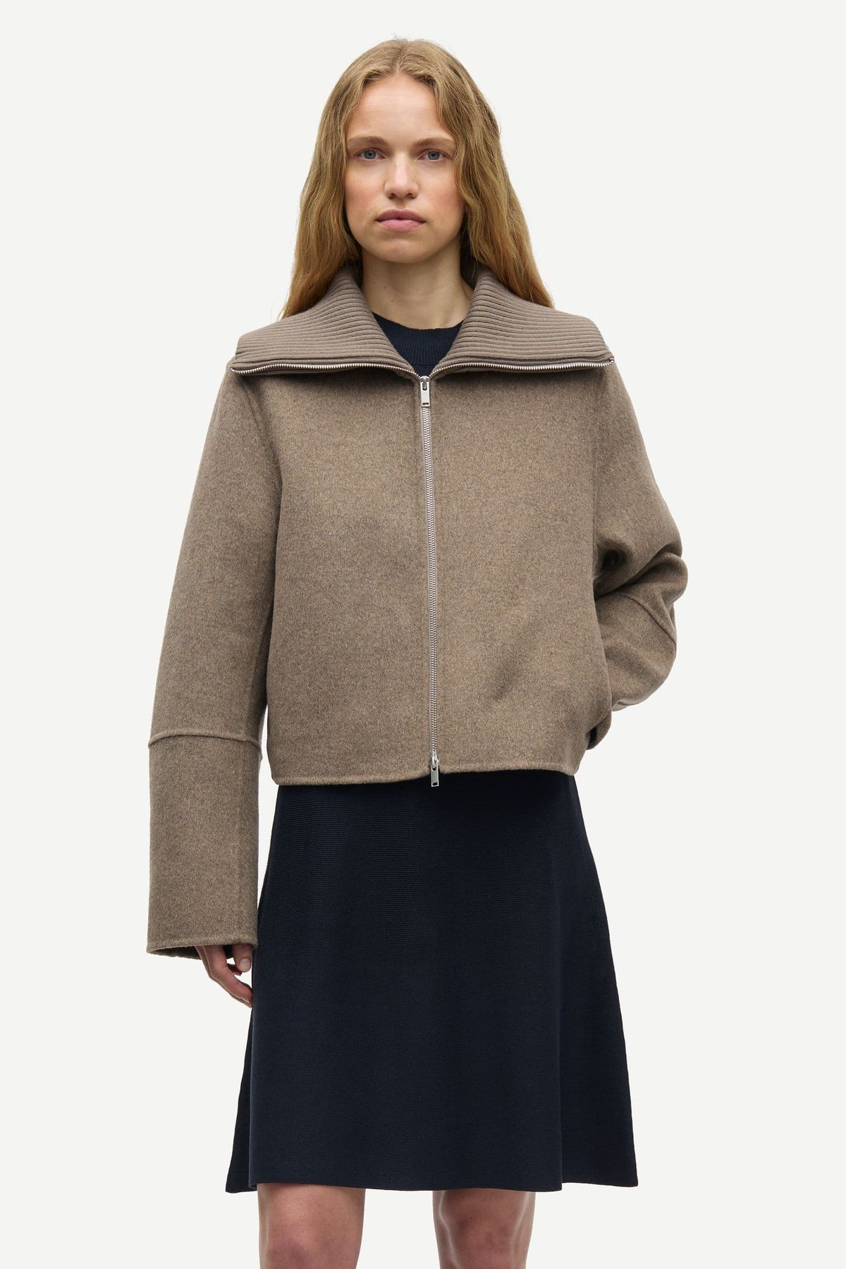 Samsoe Samsoe Sacela Jacke in Taupe