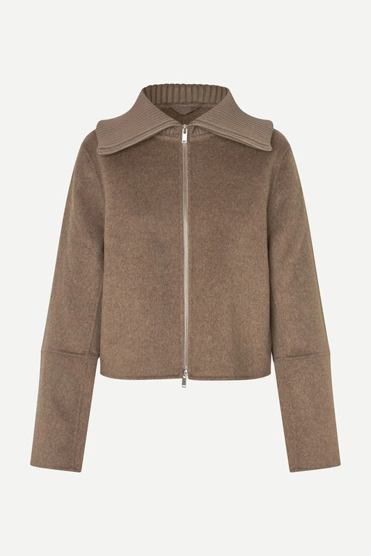 Samsoe Samsoe Sacela Jacke in Taupe