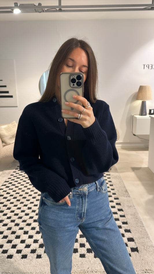 Anna v. Berg Viviene Cardigan in Deep Blue