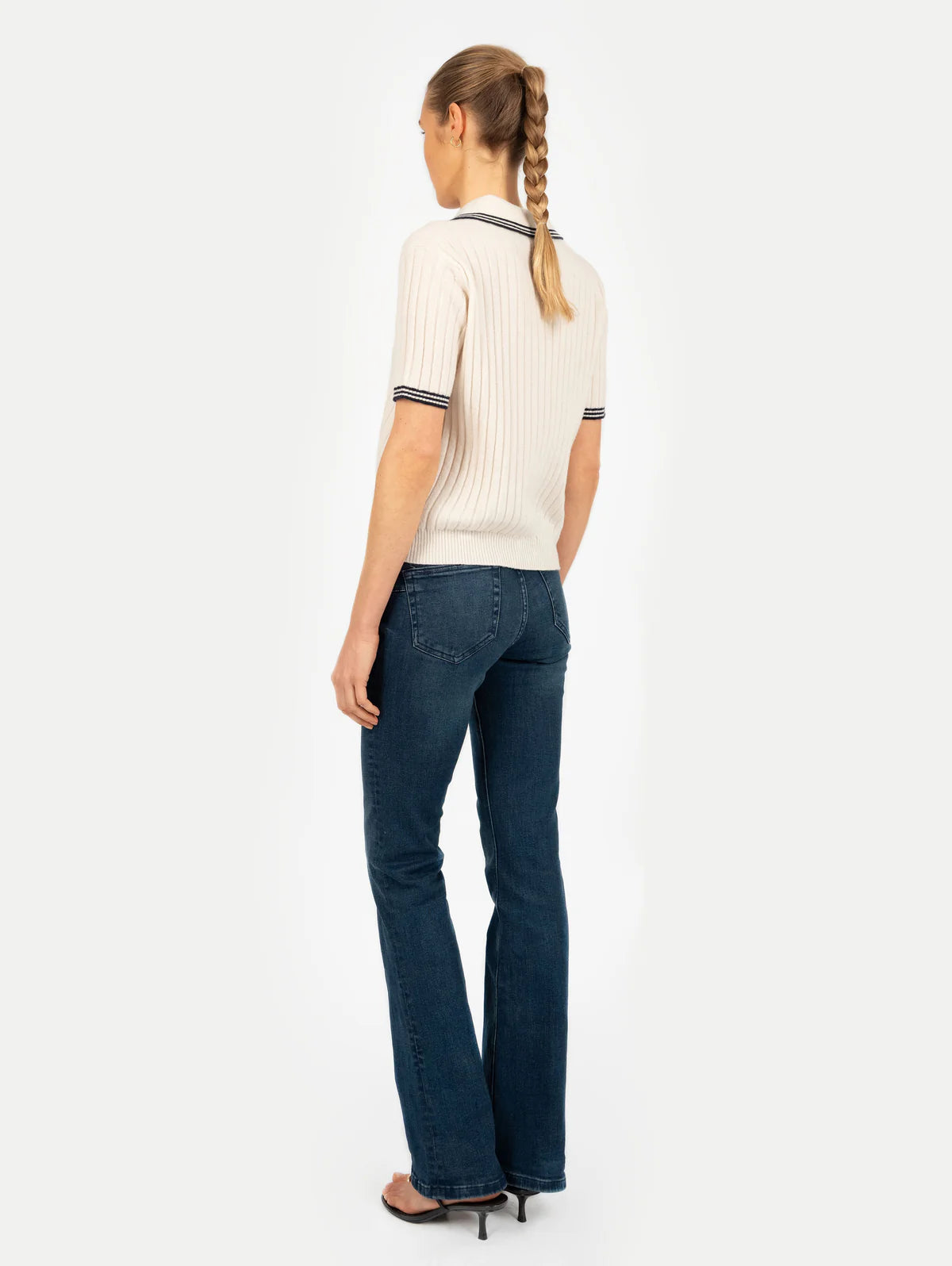 Anna v Berg Lea Polo Vanilla Stripes