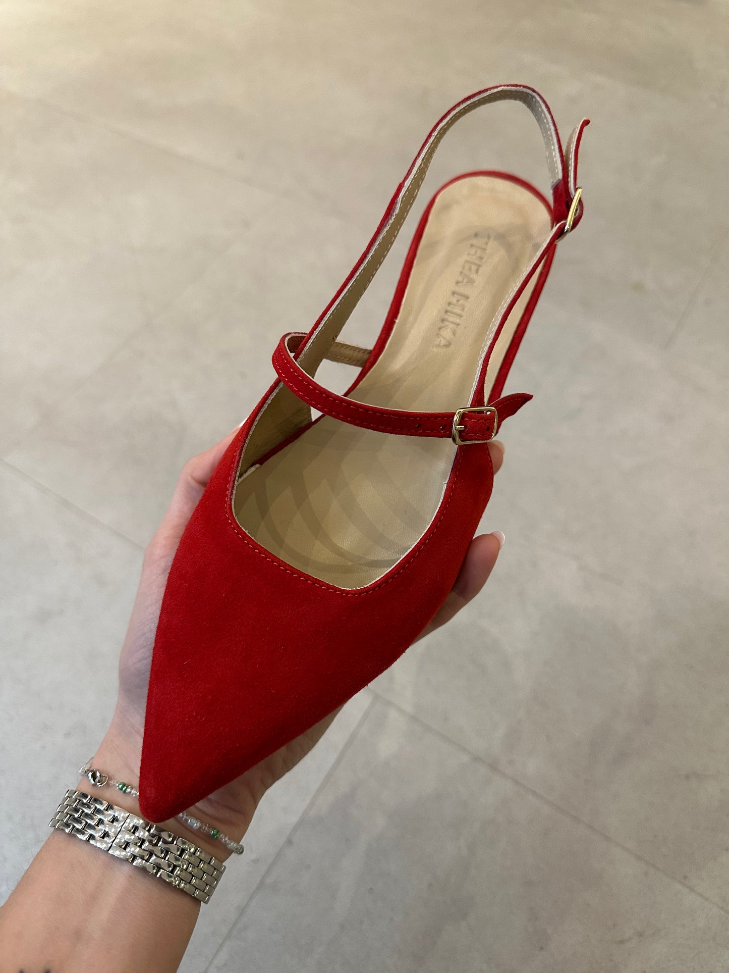 Thea Mika Sling Ballerina in Rot