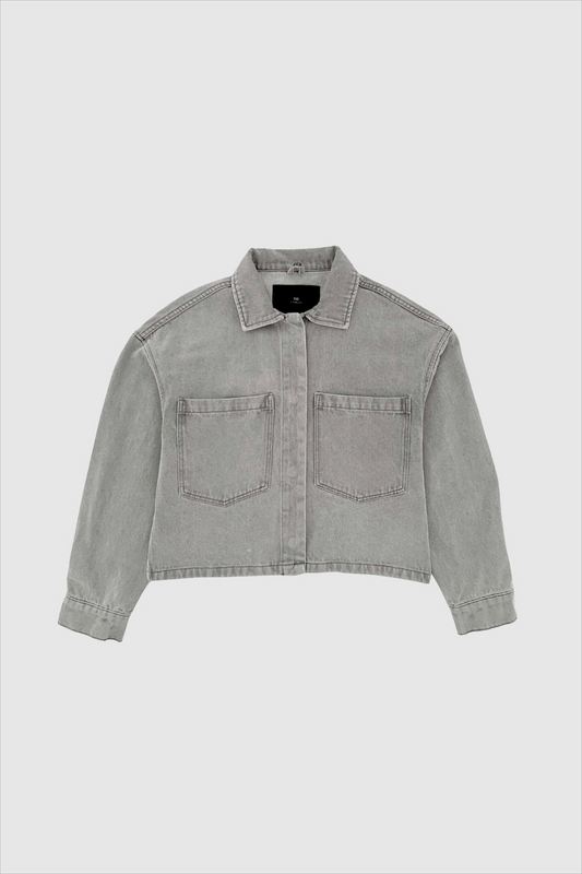 With Black Gala Jeansjacke in Grau