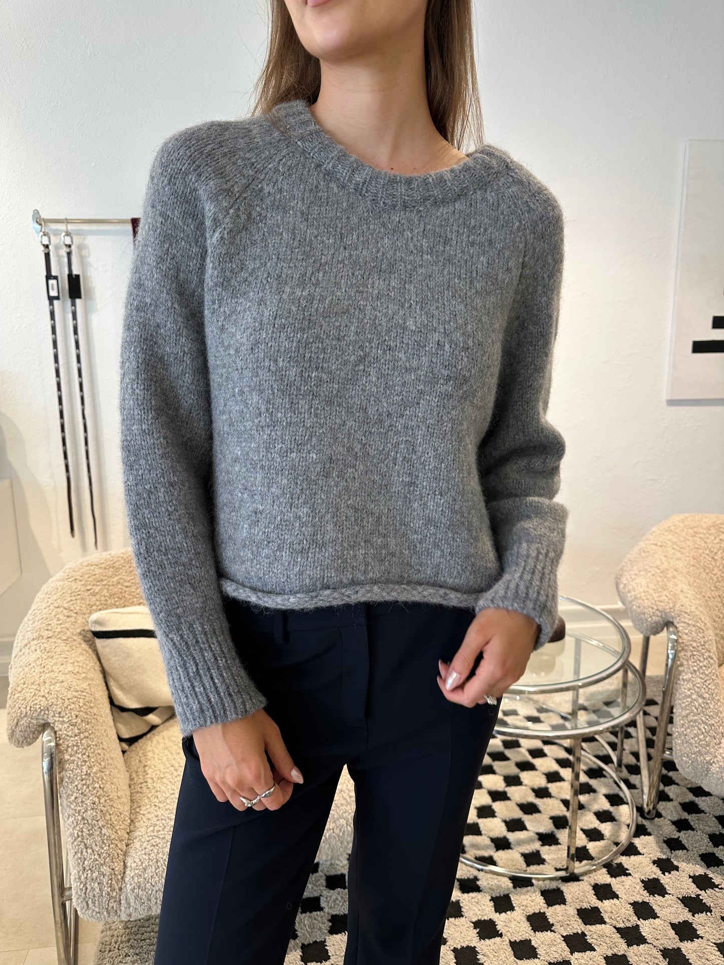 Susanne Bommer Lulu Pullover in Silver