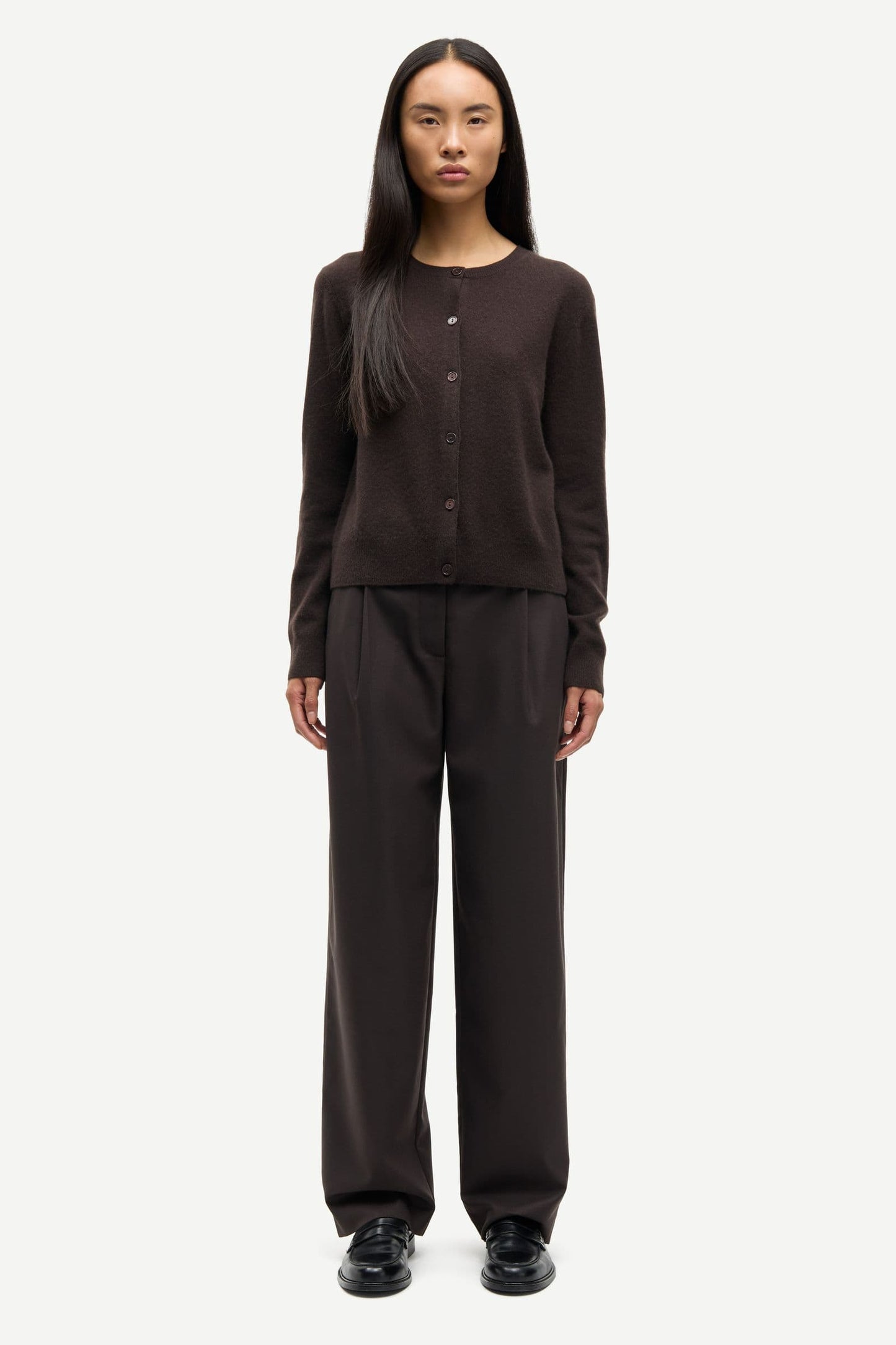 Samsoe Samsoe Saboston Cardigan in Schoko
