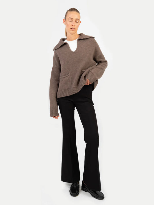 Anna v. Berg Valentine Sweater in Nougat