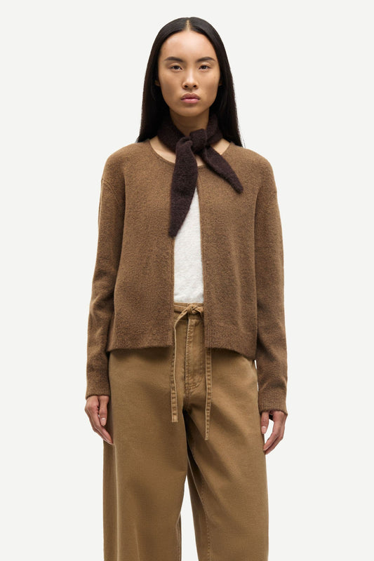 Samsoe Samsoe Sacassandra Cardigan in Otter