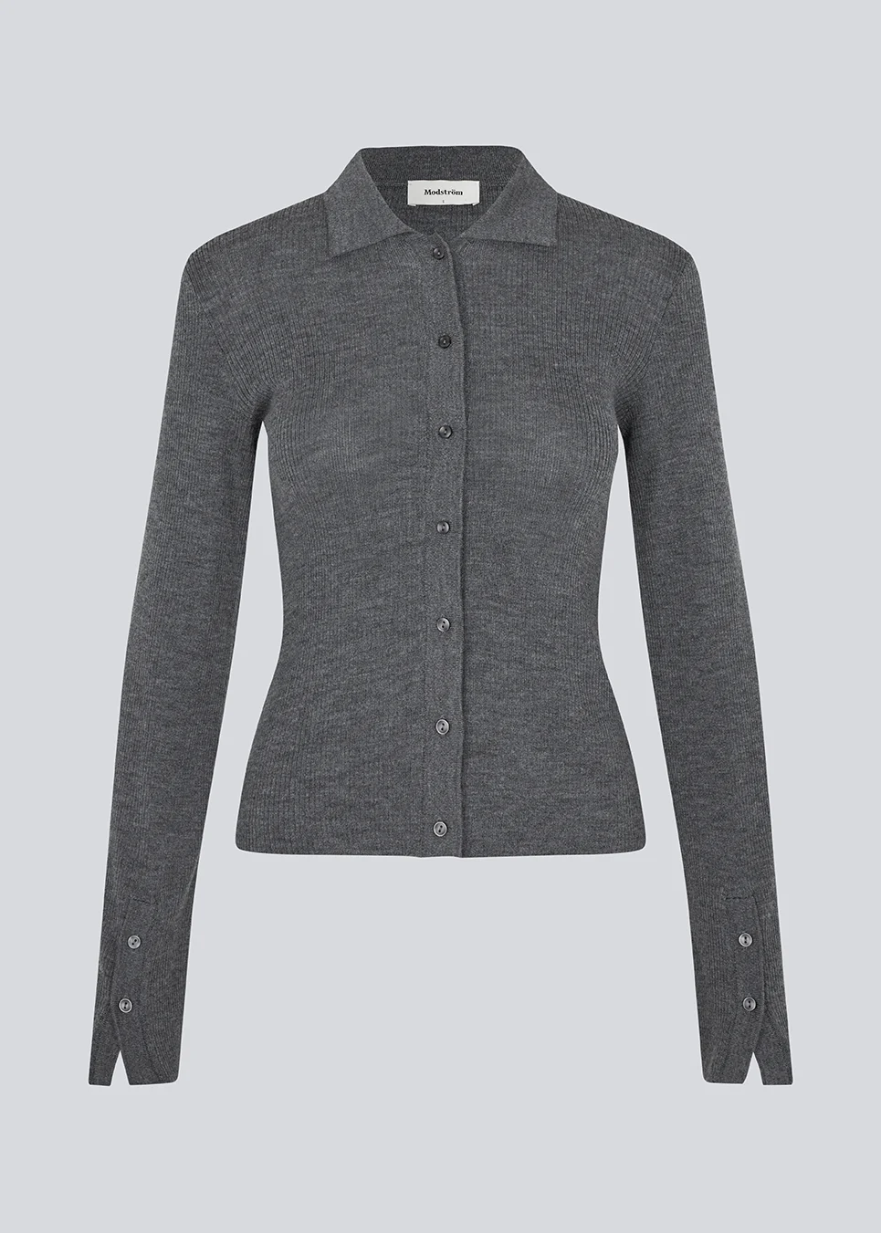 Modström Hiroki Cardigan in Anthrazit