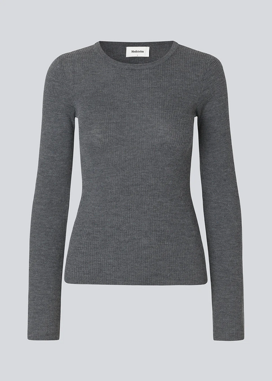 Modström Hiroki Pullover in Anthrazit