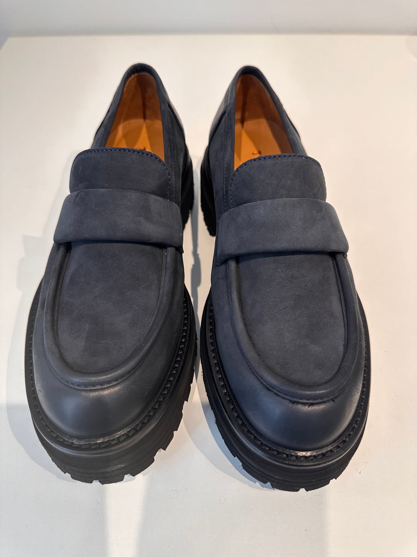 Thea Mika Carrie Loafer in Deep Blue