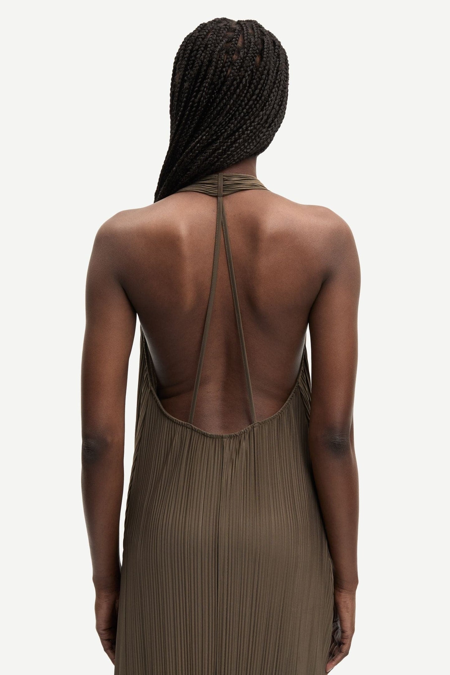 Samsoe Samsoe Sacille Kleid Major Brown