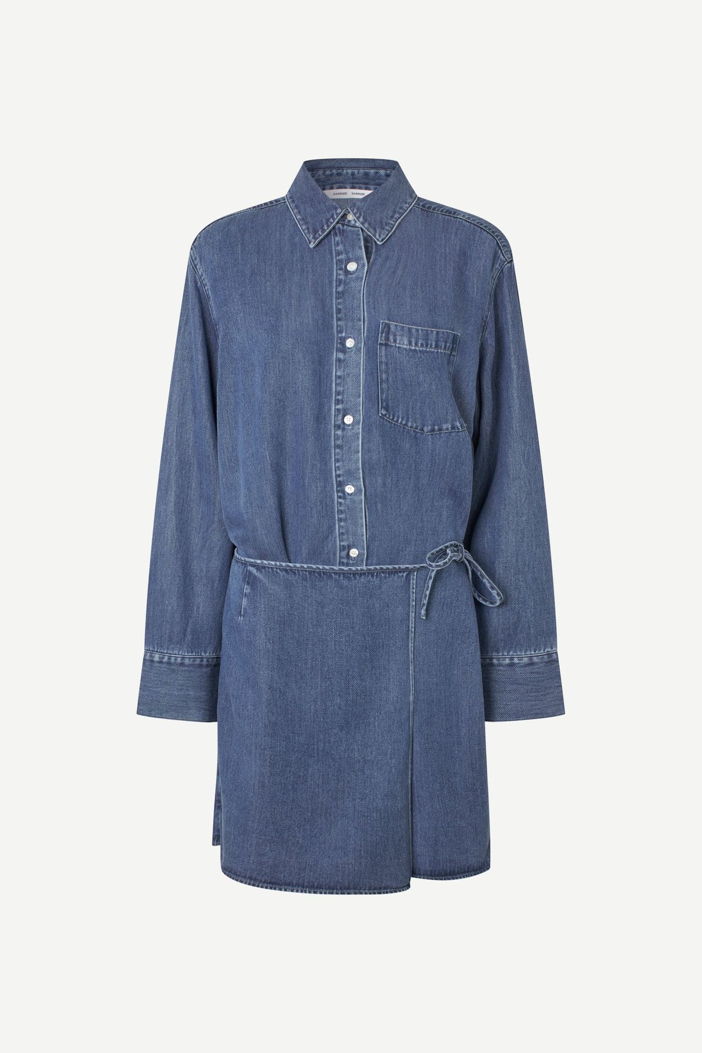 Samsoe Samsoe Sasky Kleid Denim Blue