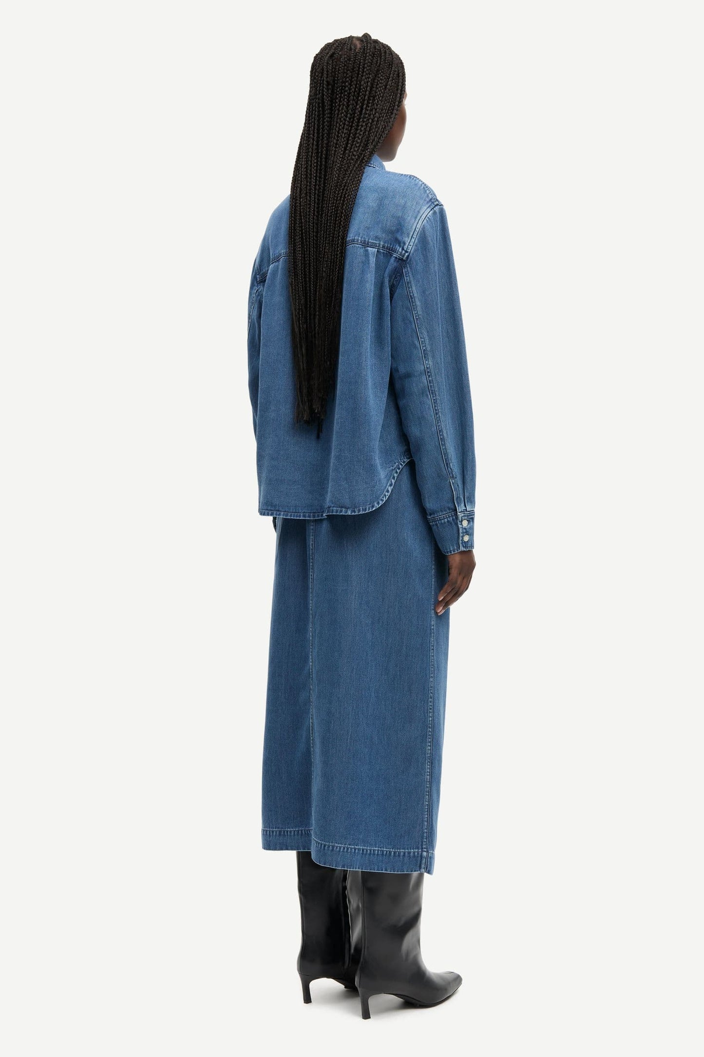Samsoe Samsoe Sabexy Jeansbluse Blue