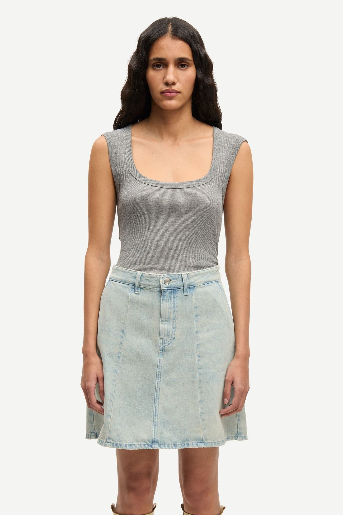 Samsoe Samsoe Sadou Top In Grau