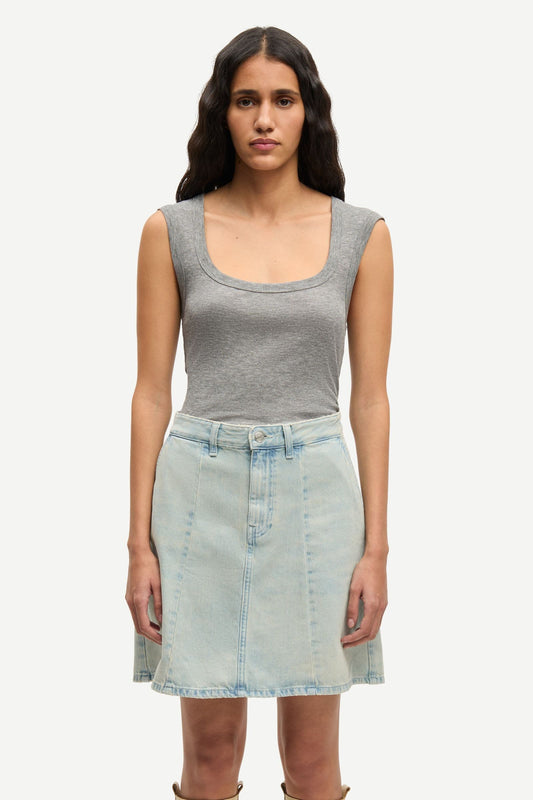 Samsoe Samsoe Sadou Top In Grau