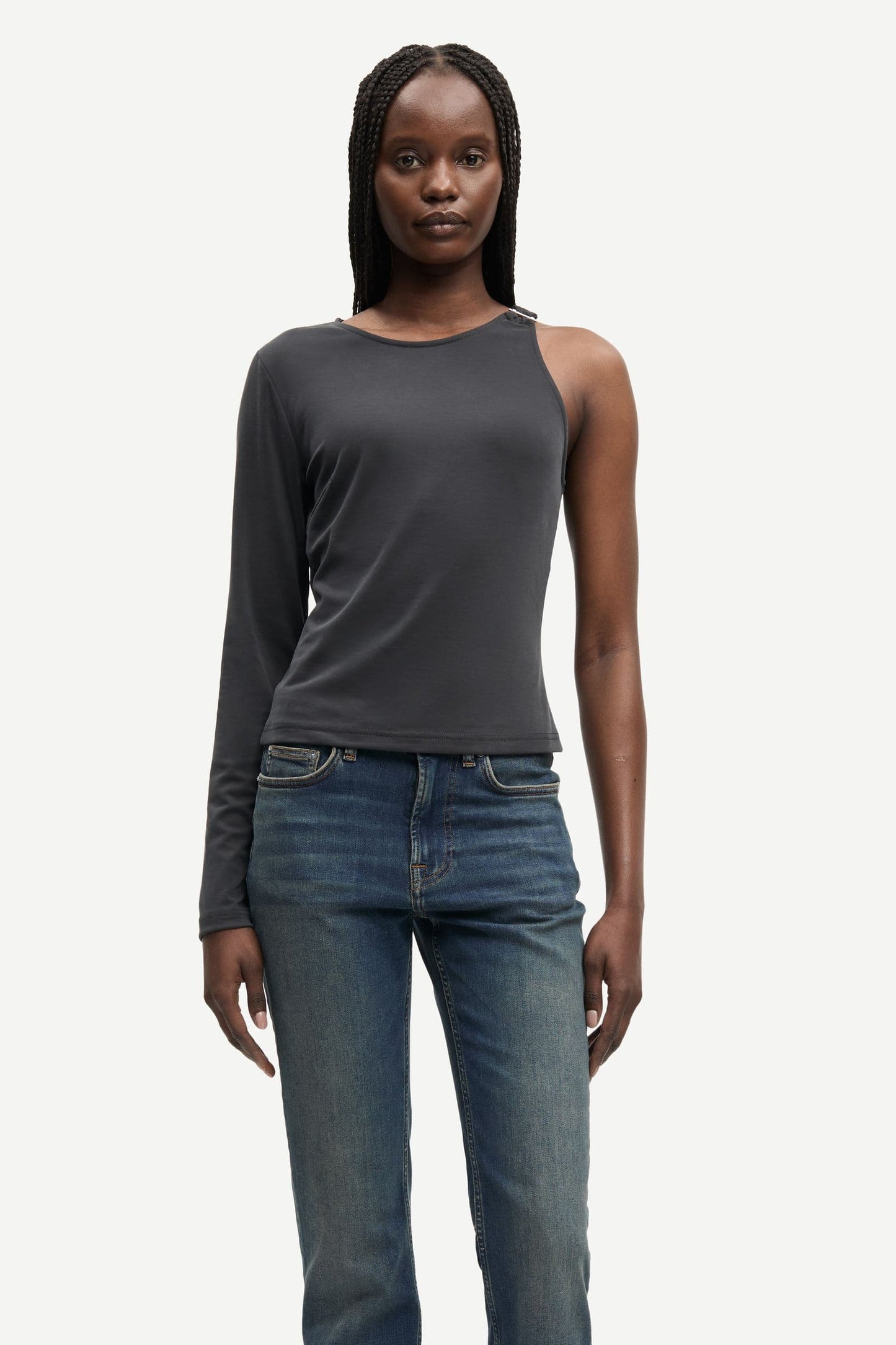 Samsoe Samsoe Sasusanna Shirt in Anthrazit