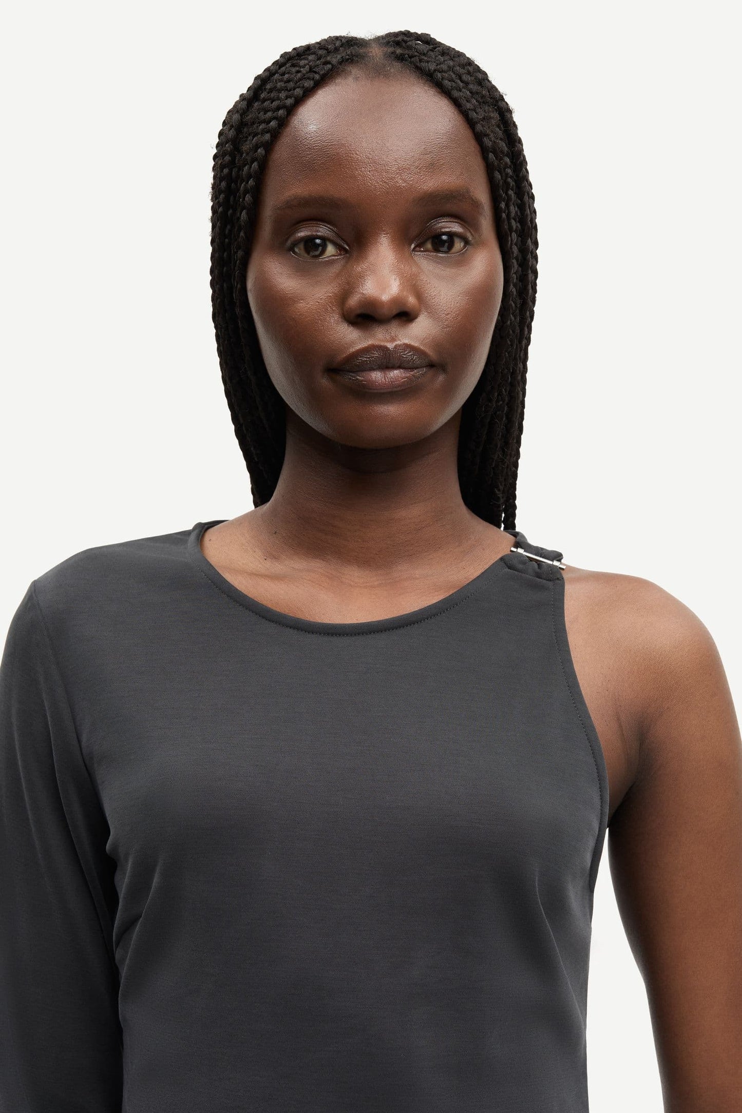 Samsoe Samsoe Sasusanna Shirt in Anthrazit
