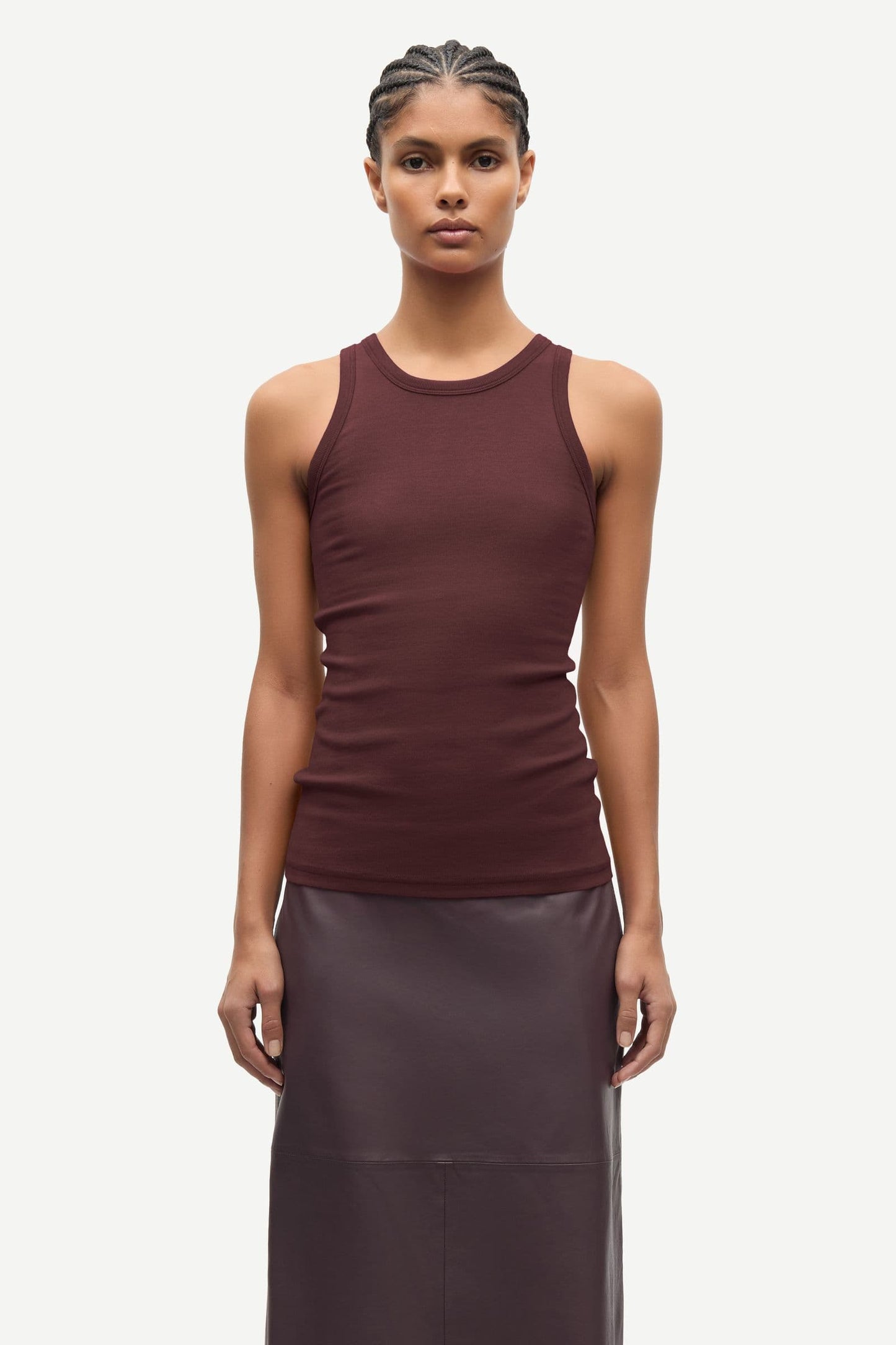 Samsoe Samsoe Alexo Tank Top in Fudge