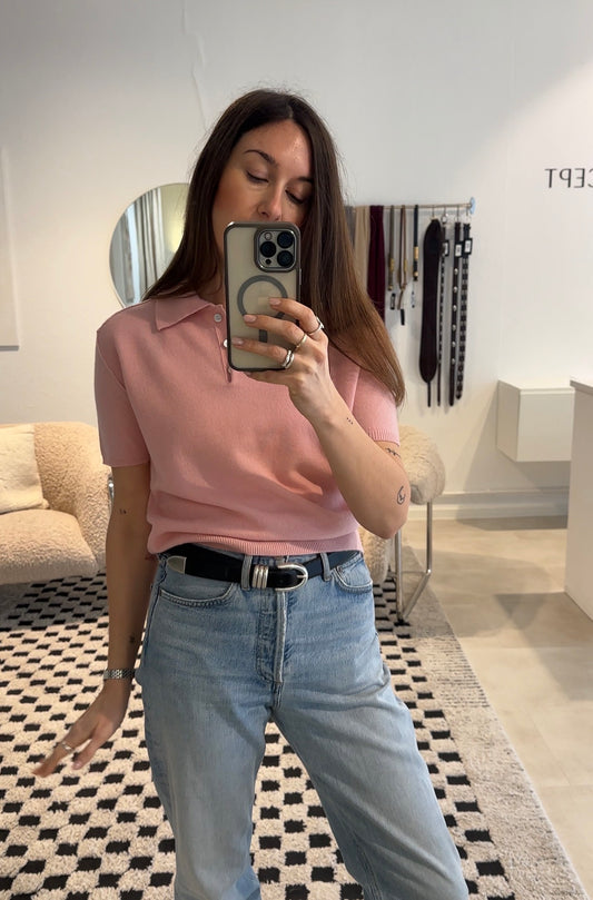 Anna v Berg Liv Polo Pink Blossom