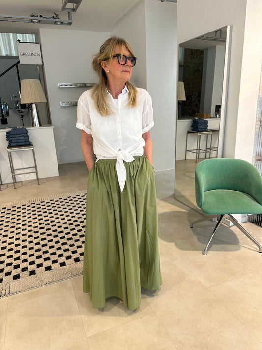 Susanne Bommer Rock Lang Light Olive