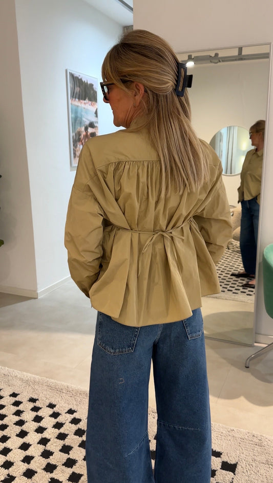 Susanne Bommer Bluse Ruffel Sandcastle