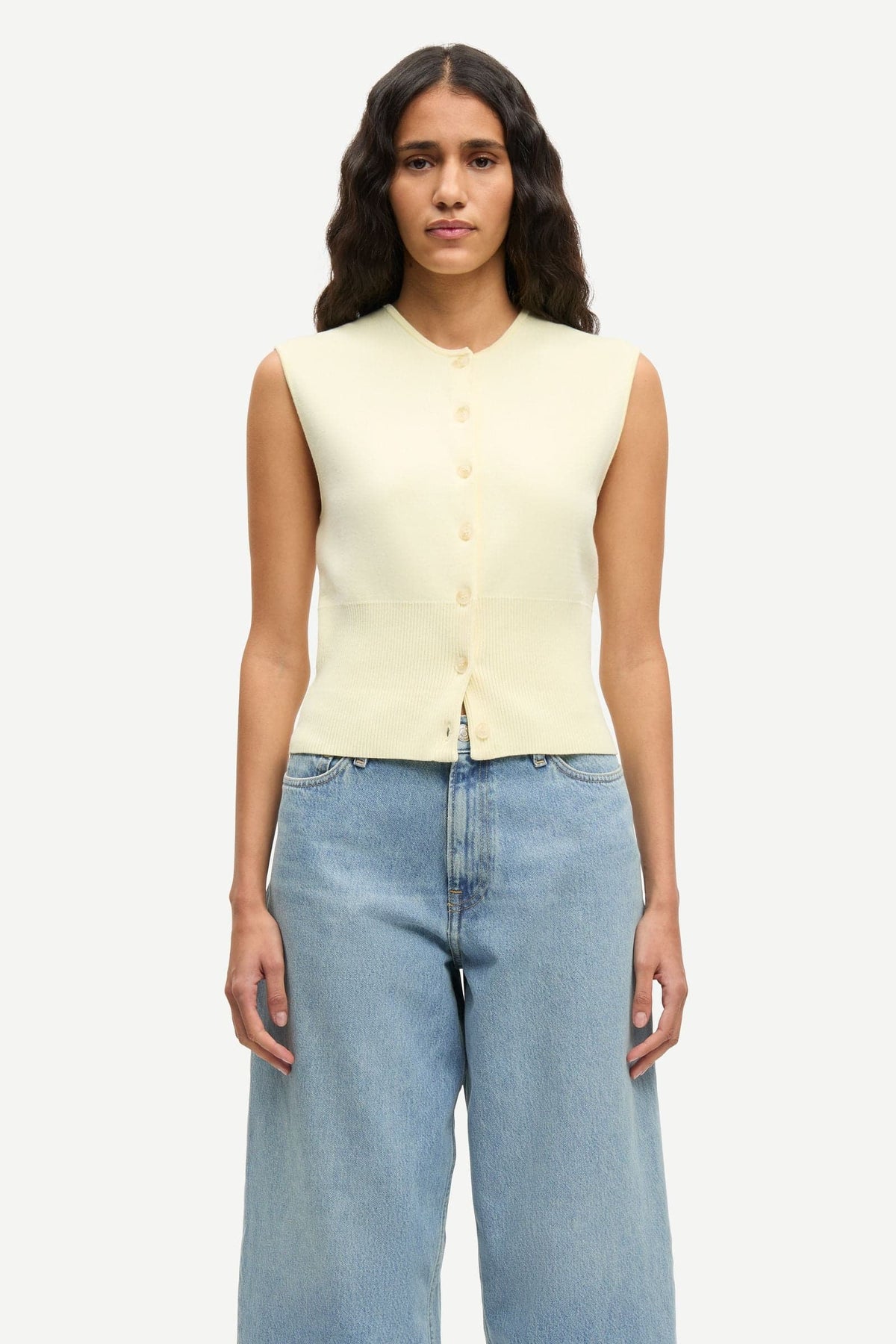 Samsoe Samsoe Saanne Top in Butter Yellow