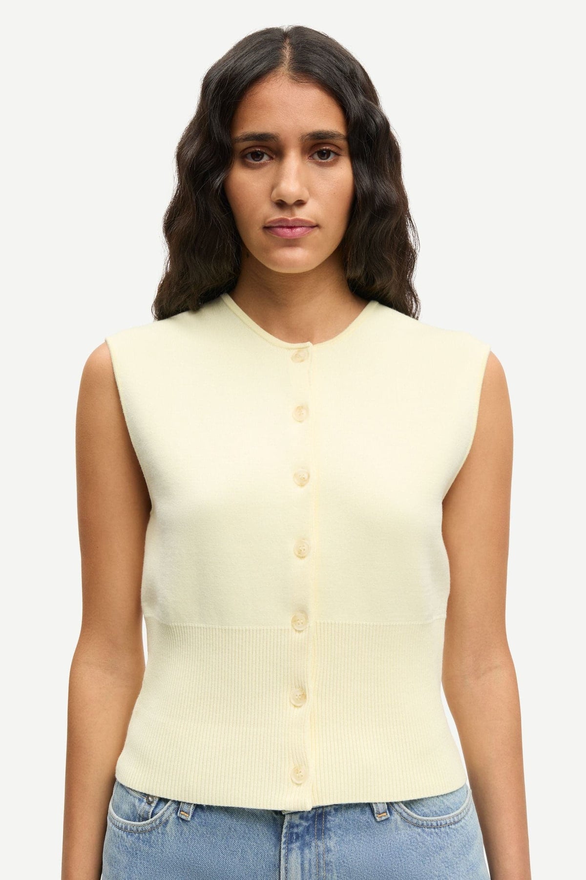 Samsoe Samsoe Saanne Top in Butter Yellow