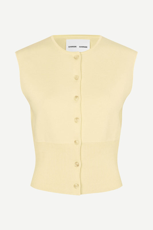 Samsoe Samsoe Saanne Top in Butter Yellow