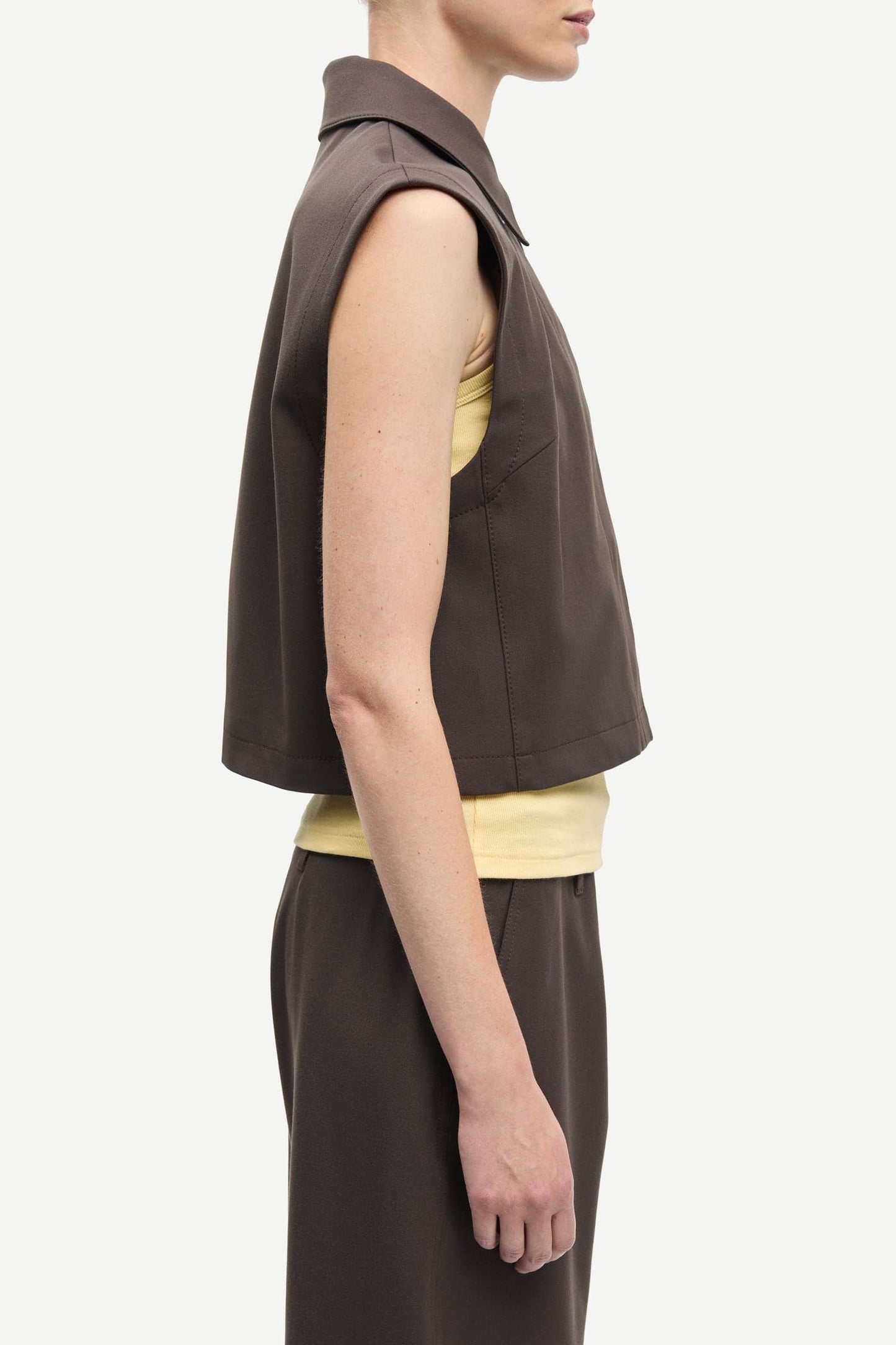 Samsoe Samsoe Saheaven Vest Braun