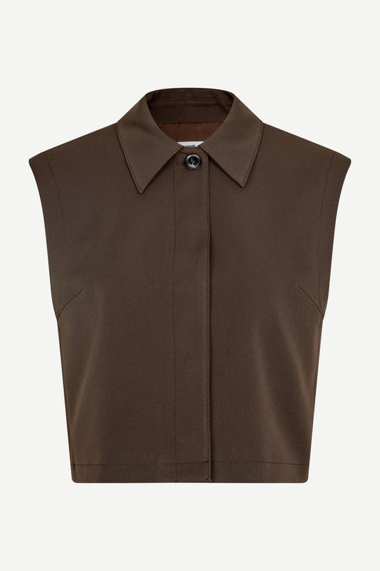 Samsoe Samsoe Saheaven Vest Braun
