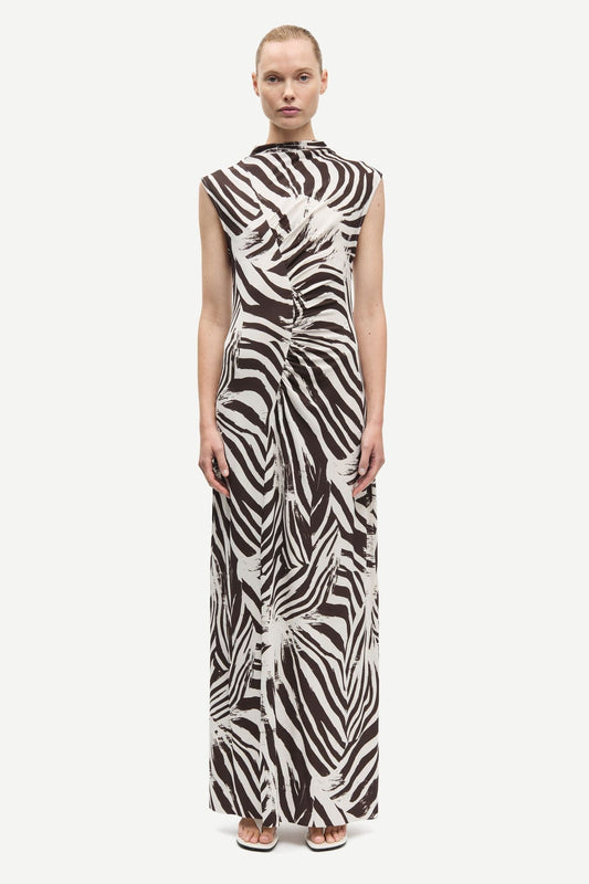 Samsoe Samsoe Saandressa Kleid Zebra