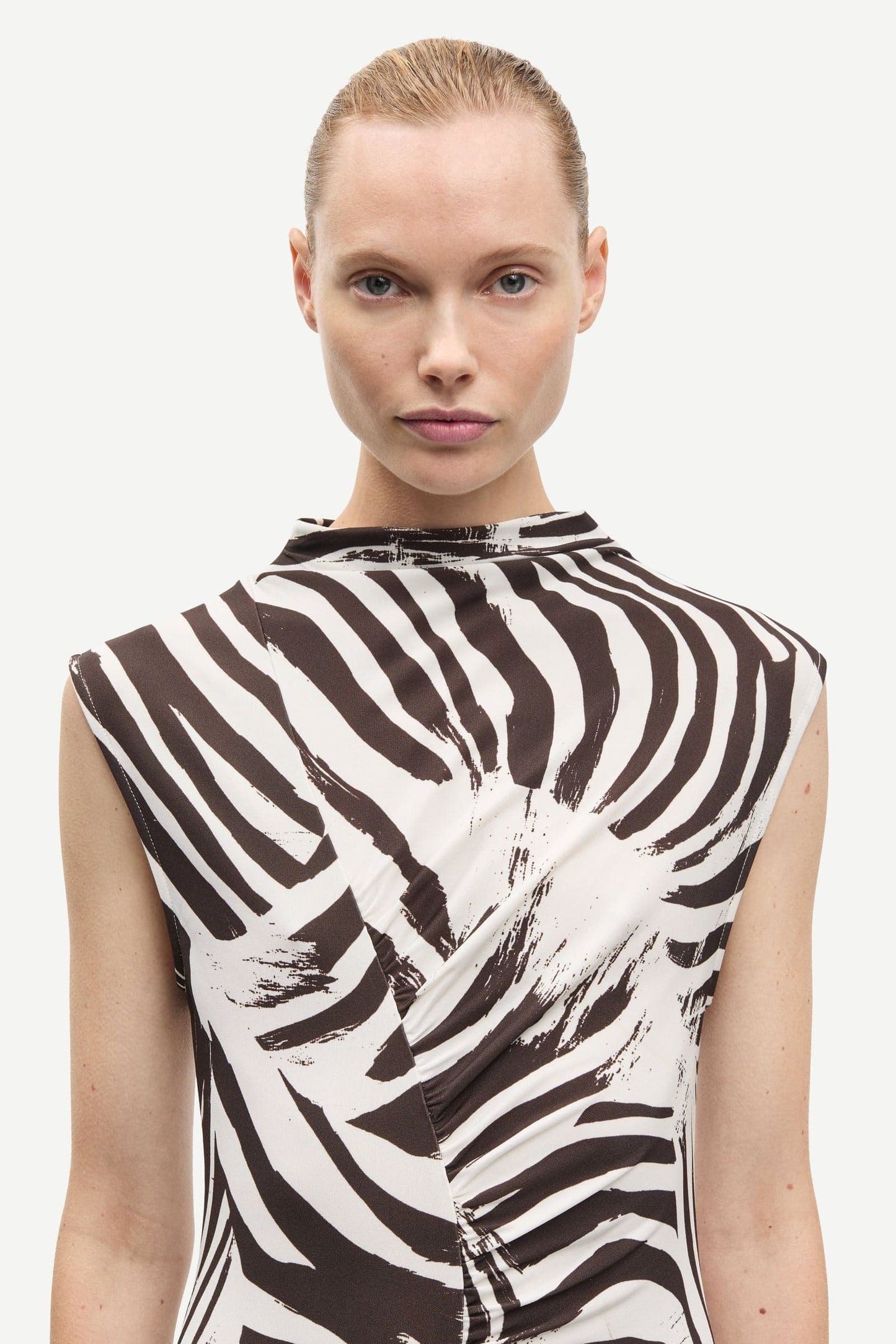 Samsoe Samsoe Saandressa Kleid Zebra