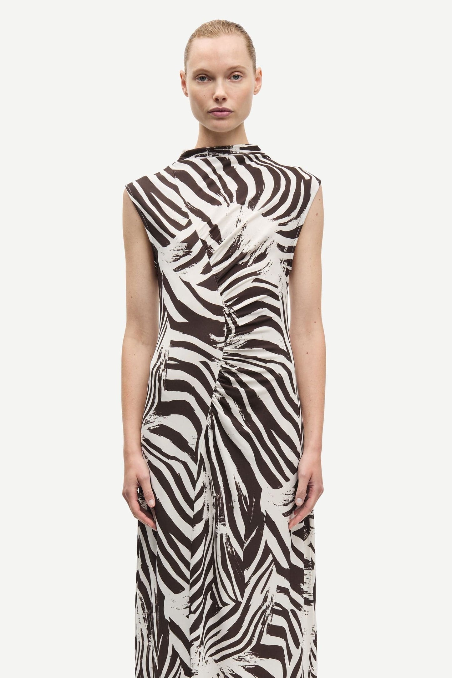 Samsoe Samsoe Saandressa Kleid Zebra