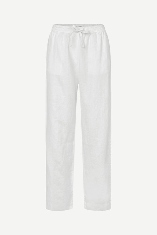 Samsoe Samsoe Sahoys Leinenhose in White