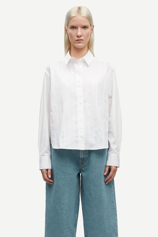 Samsoe Samsoe Saatrani Bluse in weiß
