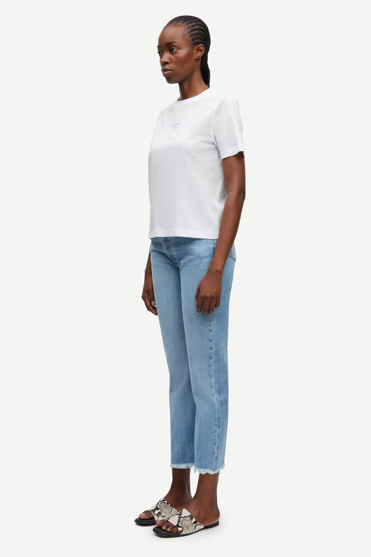Samsoe Samsoe Sacamino Shirt Weiß/Blau