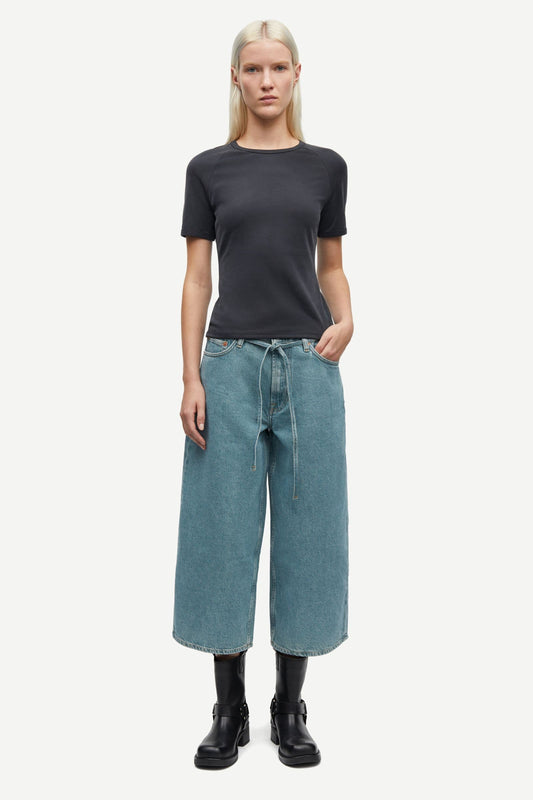 Samsoe Samsoe Saharper Culotte in Carribean Blue