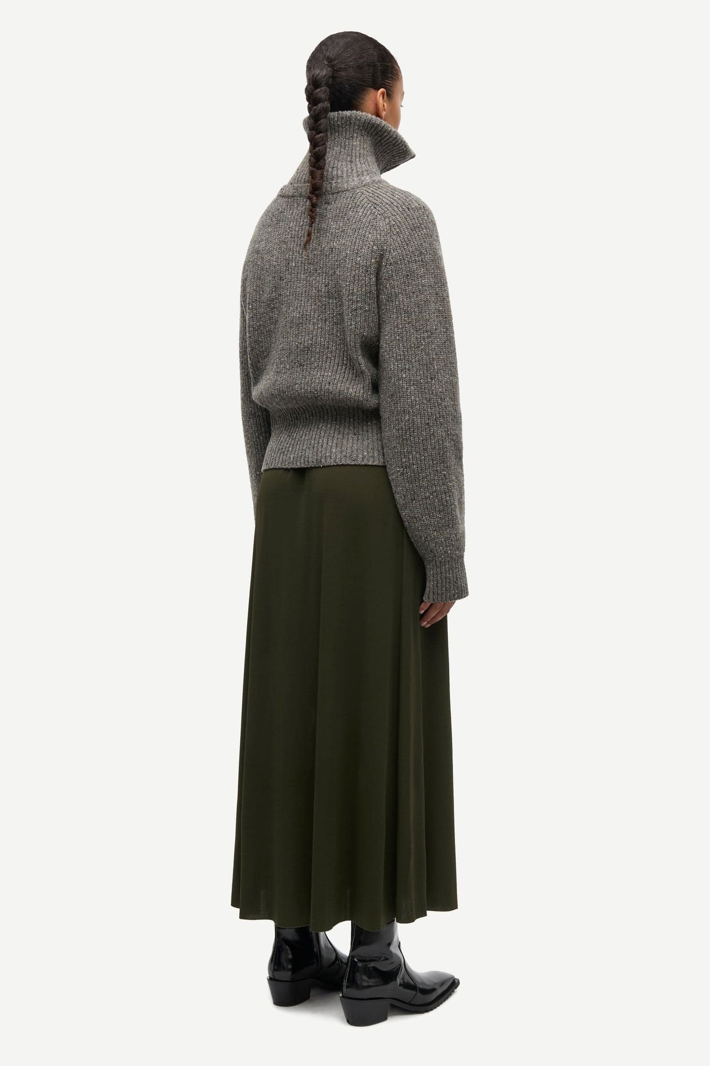 Samsoe Samsoe Saamandy Turtleneck in Grey