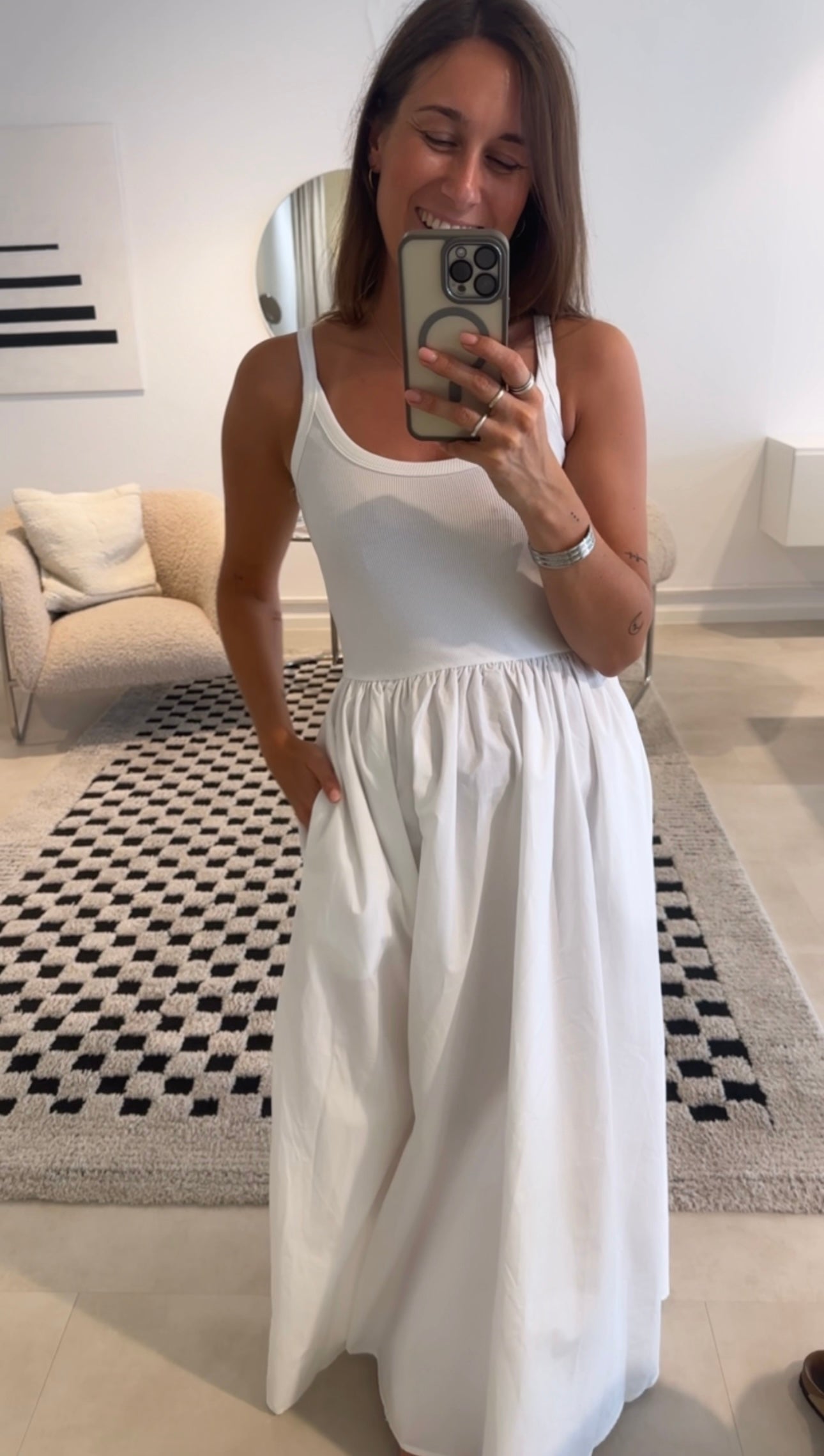 Samira Kleid in Weiß