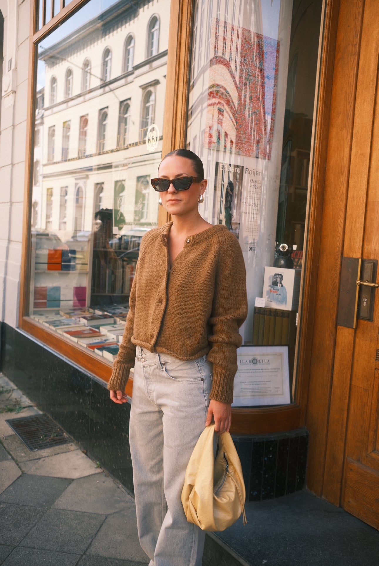 Susanne Bommer Lou Strickjacke in Cognac