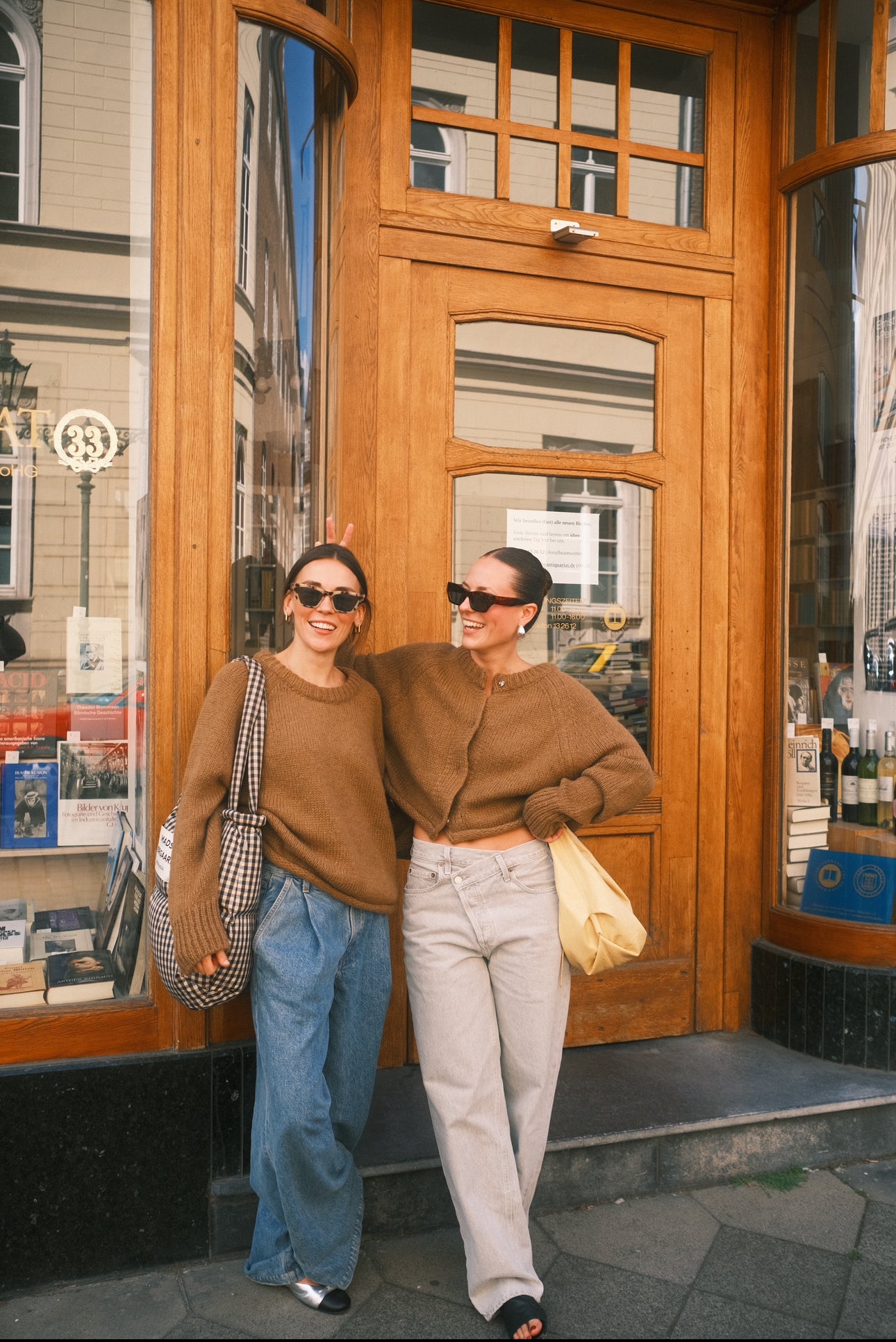 Susanne Bommer Lou Strickjacke in Cognac