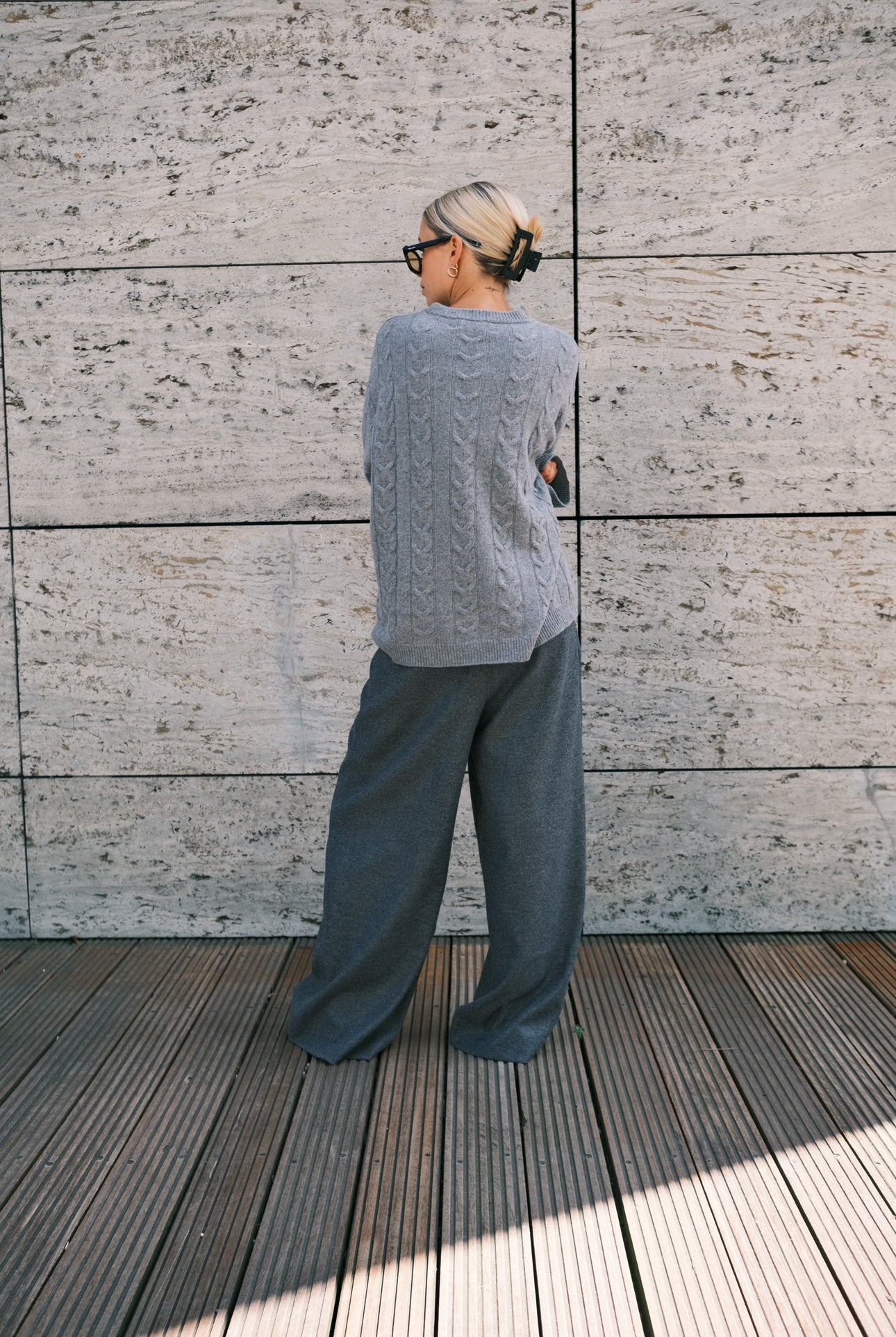 Anna v. Berg Daphne Sweater in Smog