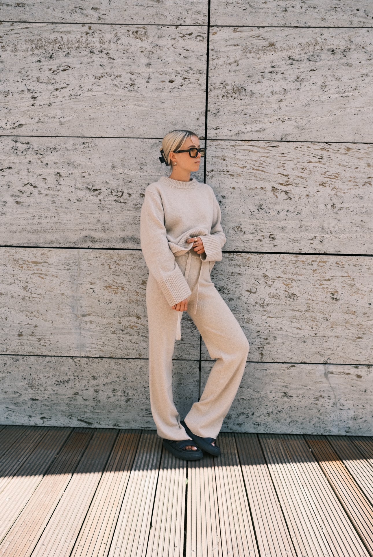 Anna v. Berg Yola Pant in Sand