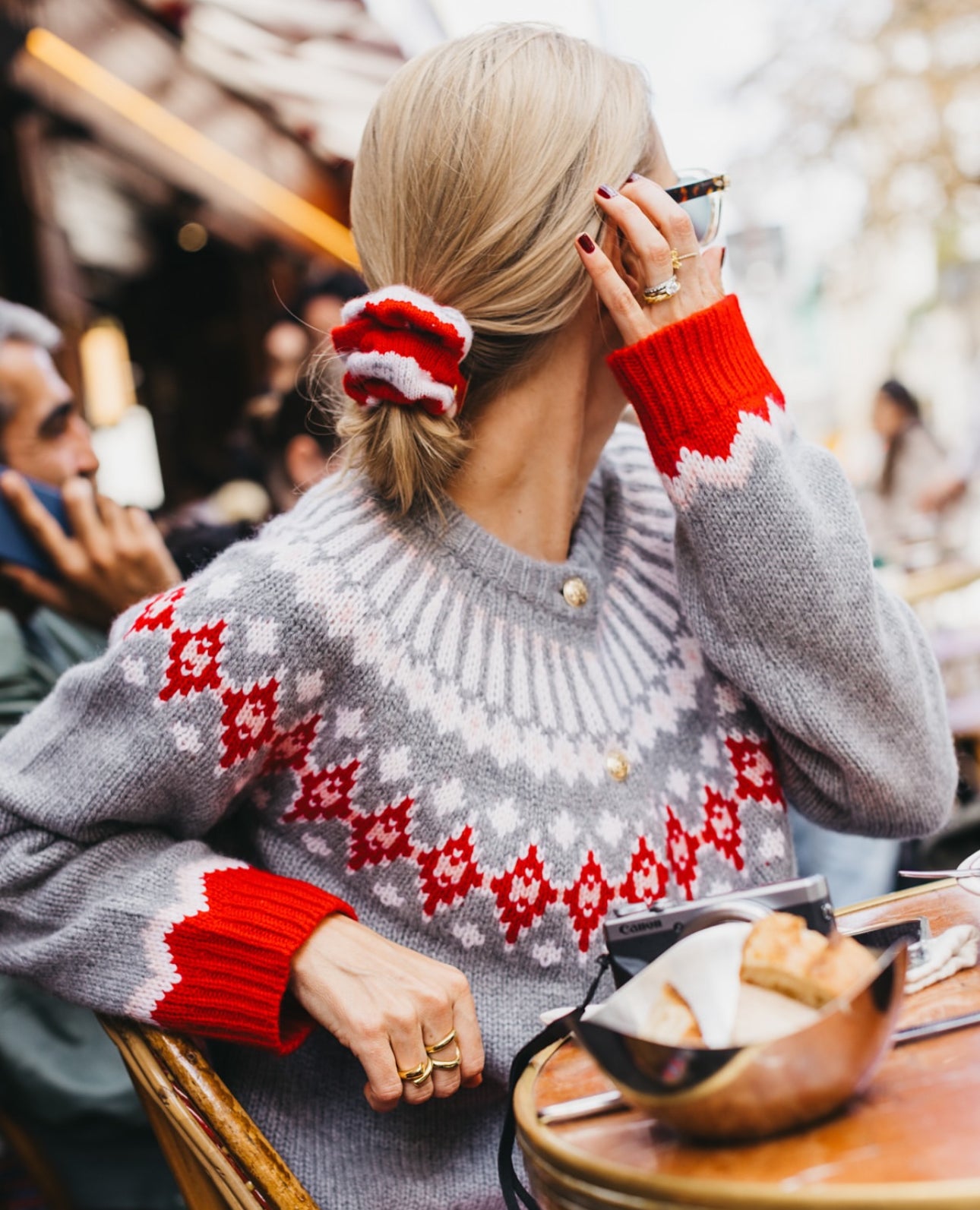 Anna v. Berg Laura Fair Isle Cashmere Cardigan