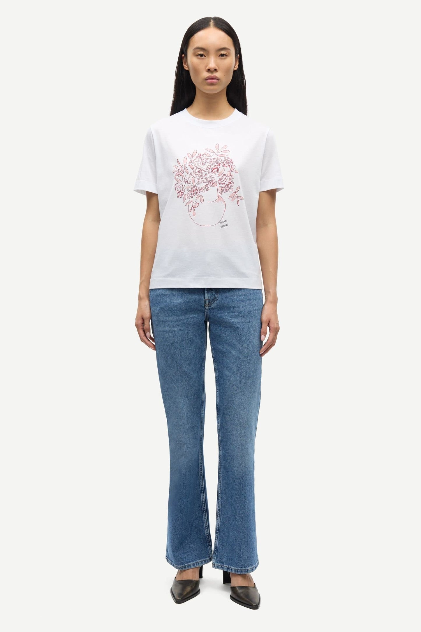 Samsoe Samsoe Sanella Jeans in Blue Comfort