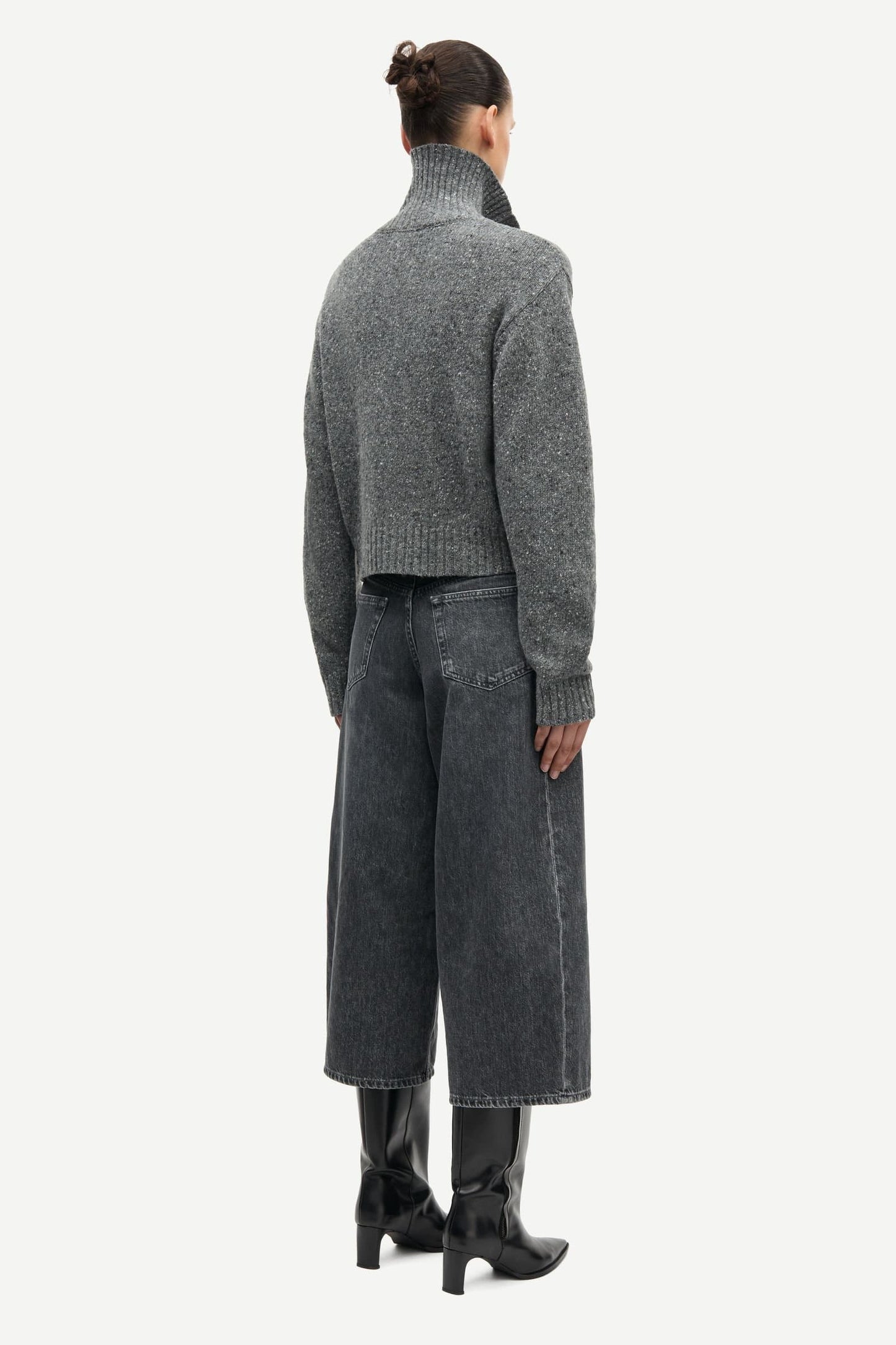 Samsoe Samsoe Saharper Culotte in Grey Cloud